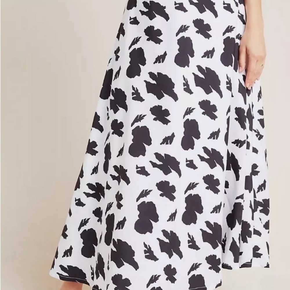Anthropologie Sanchita Windsor Black White Maxi Skirt NWT - Picture 2 of 2
